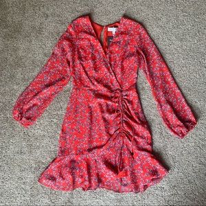 Floral long sleeve dress
